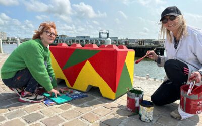 Avec les 4F, les Legos prennent des couleurs pour embellir le port