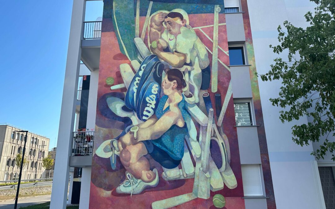 Marat Morik dévoile ses souvenirs et son style cubiste rue Ferdinand Buisson 