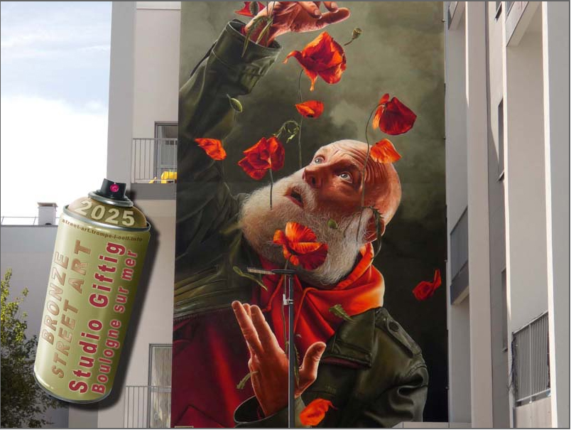 L’œuvre de Studio Giftig élue troisième plus belle fresque de France en 2025 !