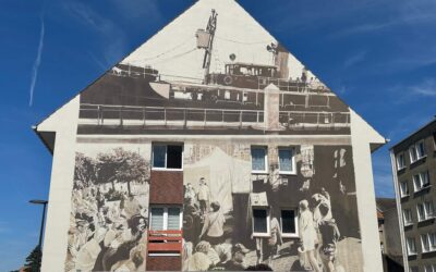 Guido Van Helten mêle art, histoire et architecture pour rendre hommage à Boulogne-sur-Mer